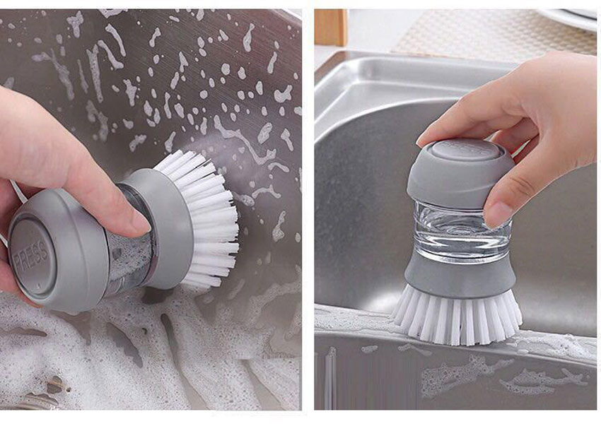 005 세제 주입 청소 설거지 주방 세척 브러쉬